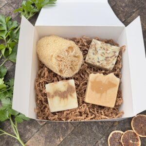 Bar Soap and Luffa Gift Set