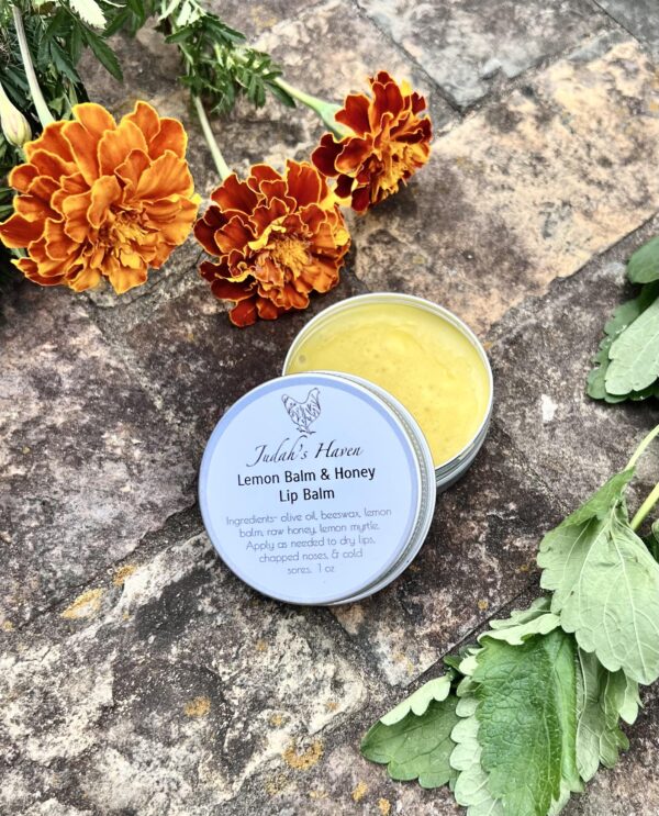 Lemon Balm and Honey Lip Balm