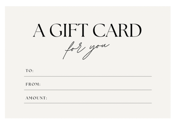 Gift Certificate